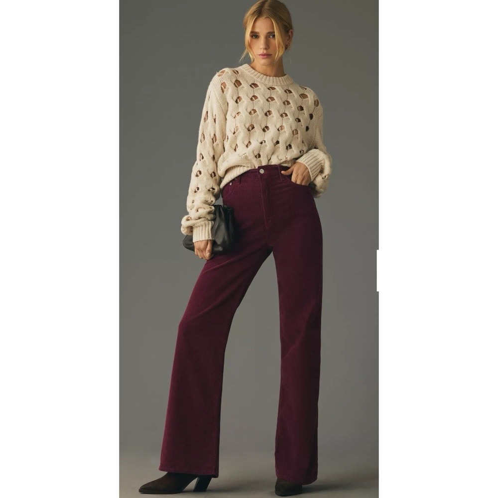 Citizens of Humanity Paloma High-Rise Baggy Corduroy Jeans In Finch Size 26